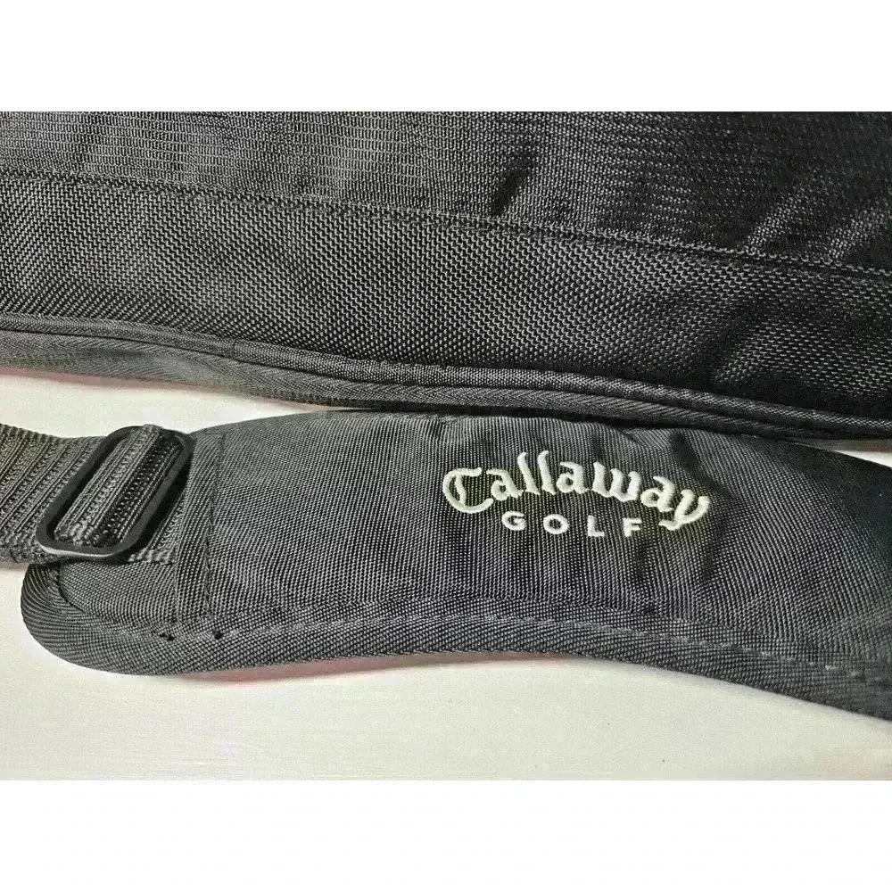 Callaway Golf Brand Nylon Laptop Bag/Carry On Black Euc